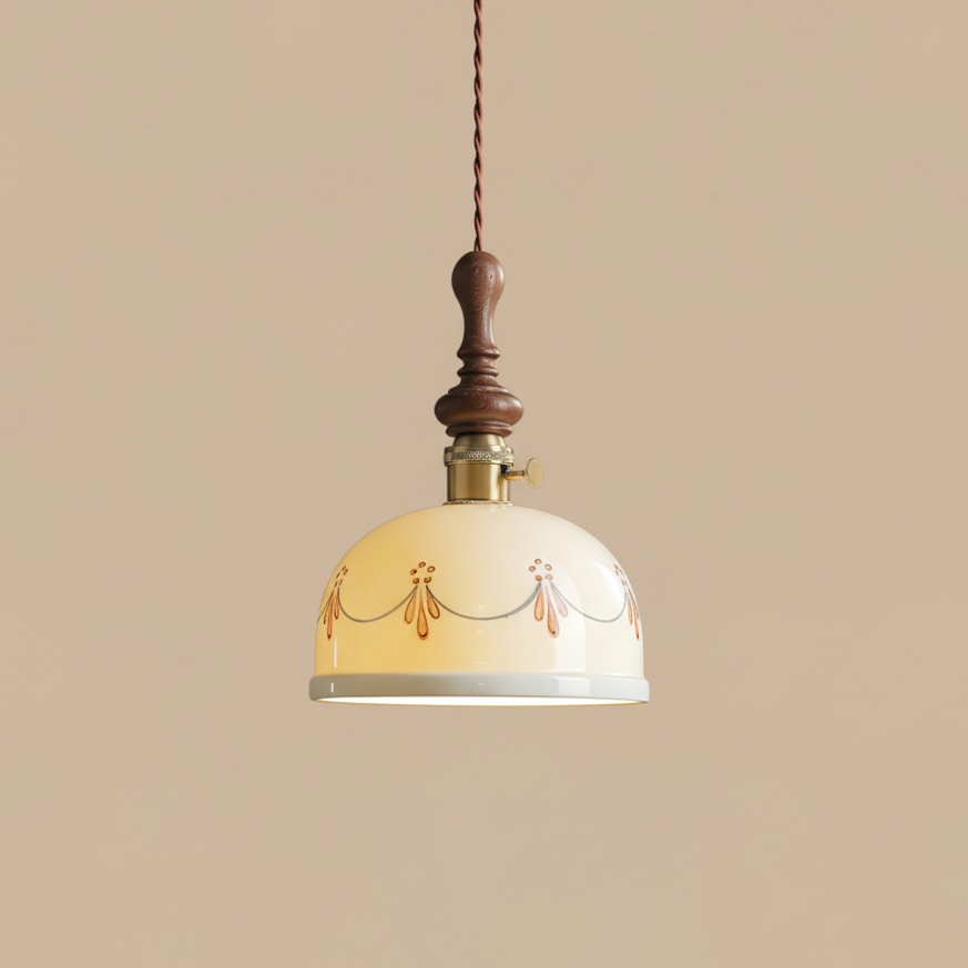 Belle Fleur Wood Pendant Lamp — product view 28