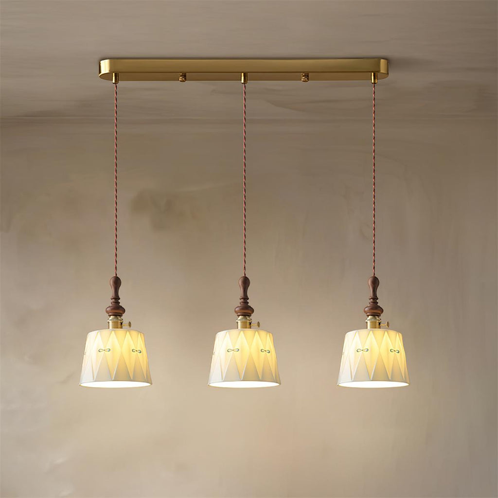 Belle Fleur Wood Pendant Lamp — product view 30