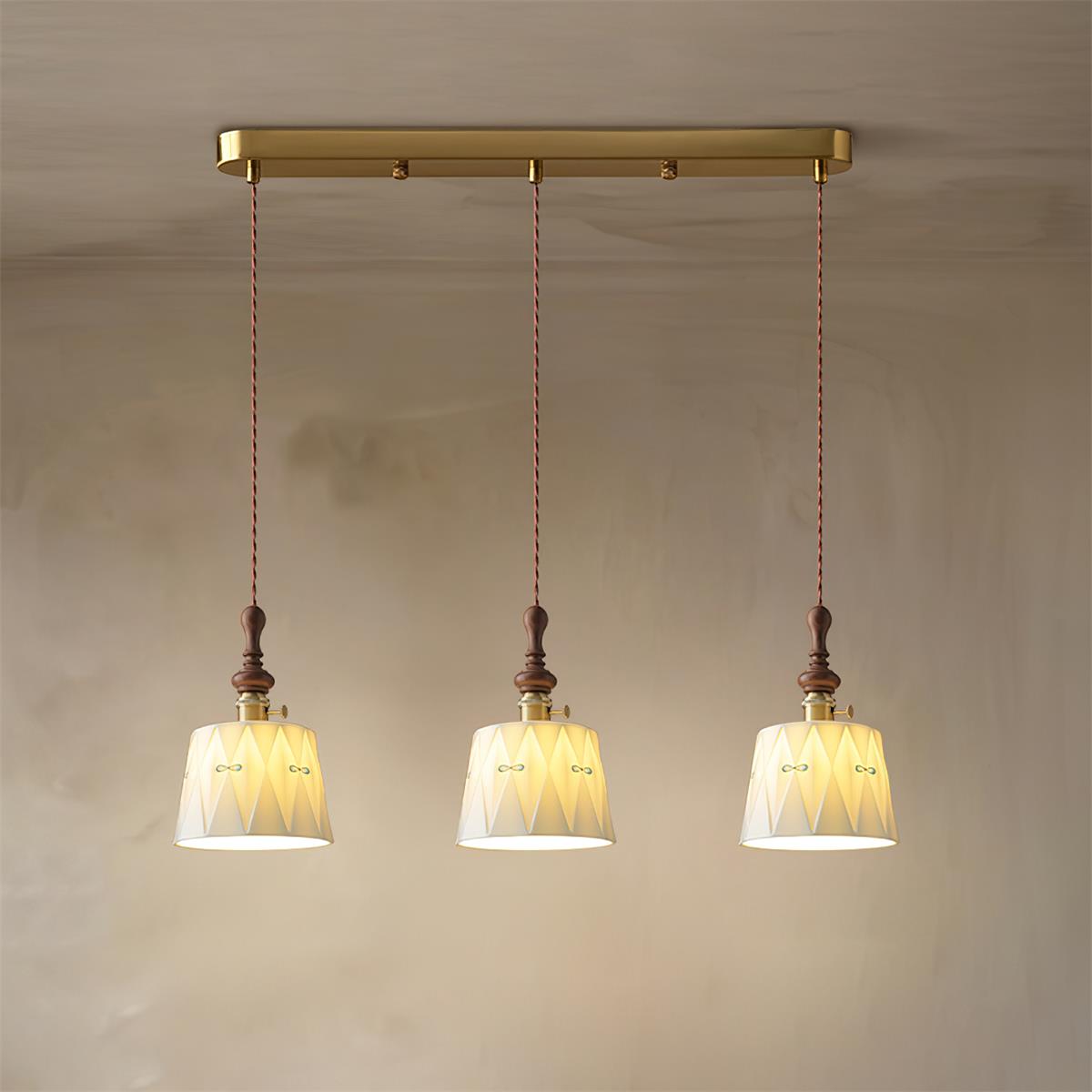 Belle Fleur Wood Pendant Lamp — product view 30