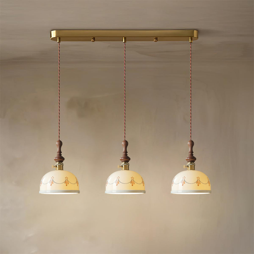 Belle Fleur Wood Pendant Lamp — product view 32