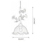 Rosy Reverie Glass Pendant Lamp — product view 5