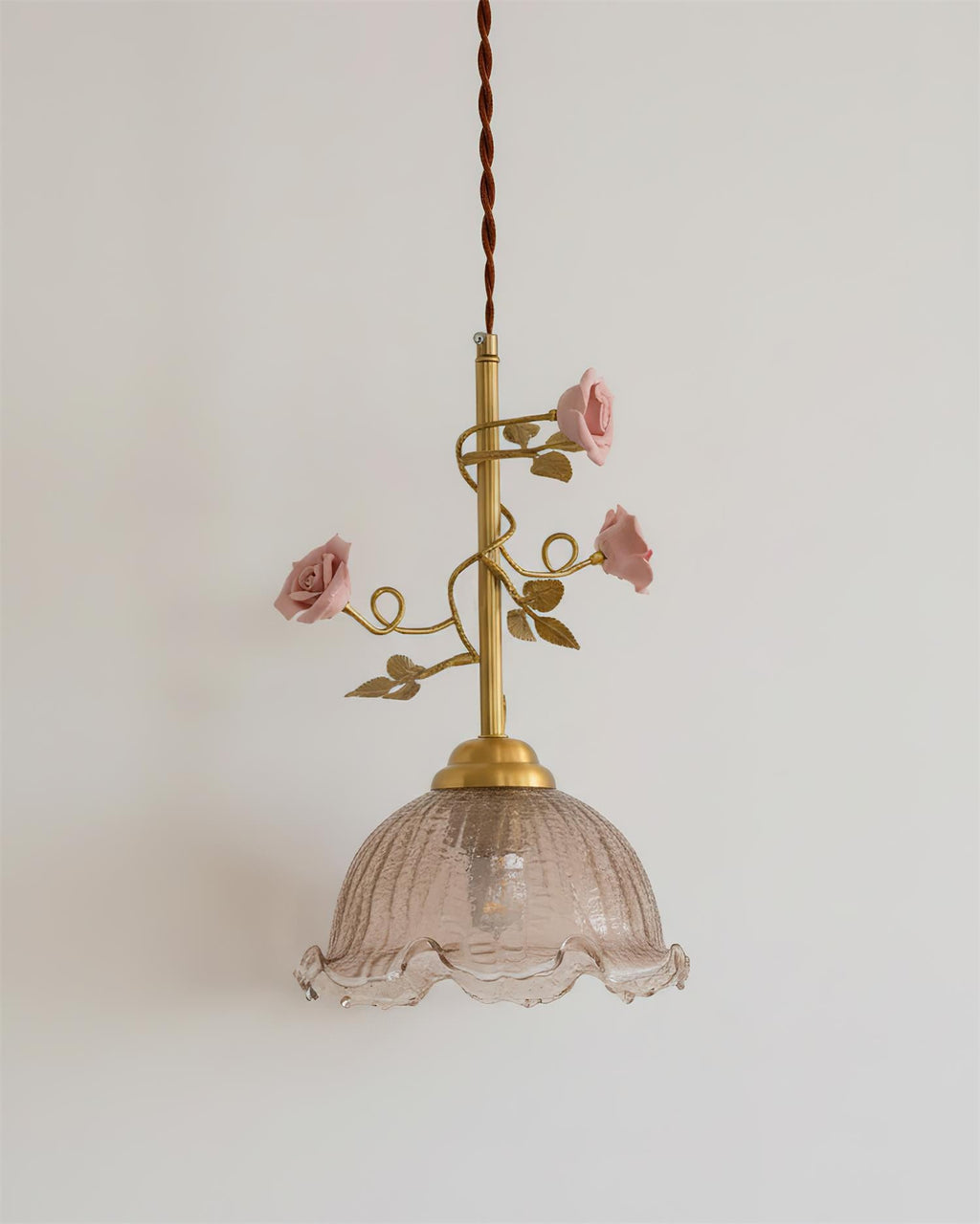 Rosy Reverie Glass Pendant Lamp — product view 6