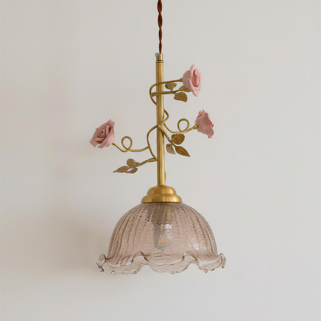 Rosy Reverie Glass Pendant Lamp — product view 14