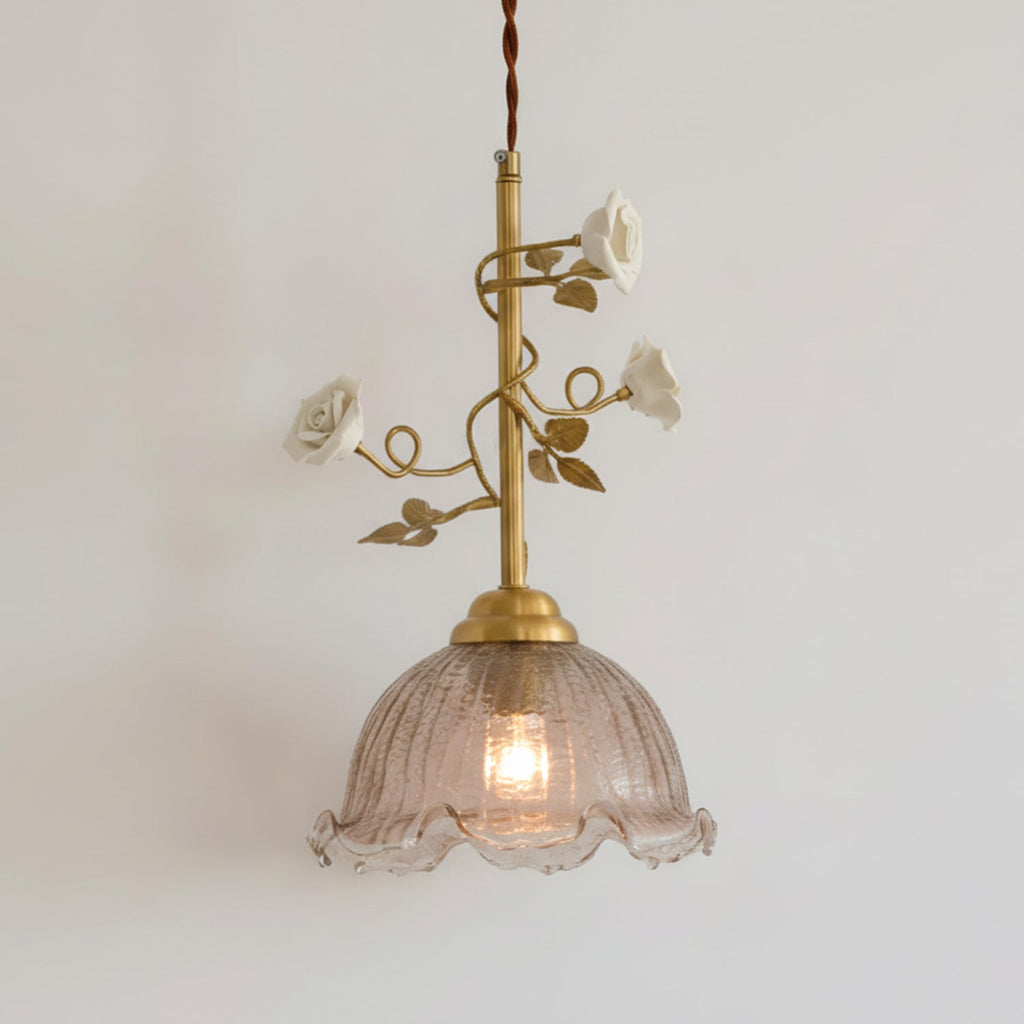 Rosy Reverie Glass Pendant Lamp — product view 15