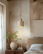 Sable Loop Travertine Pendant Lamp — product view 2