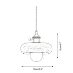 Sable Loop Travertine Pendant Lamp — product view 8