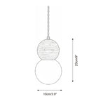 Sable Loop Travertine Pendant Lamp — product view 9