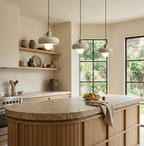 Sable Loop Travertine Pendant Lamp — product view 11