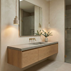 Sable Loop Travertine Pendant Lamp — product view 13