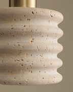 Sable Loop Travertine Pendant Lamp — product view 22