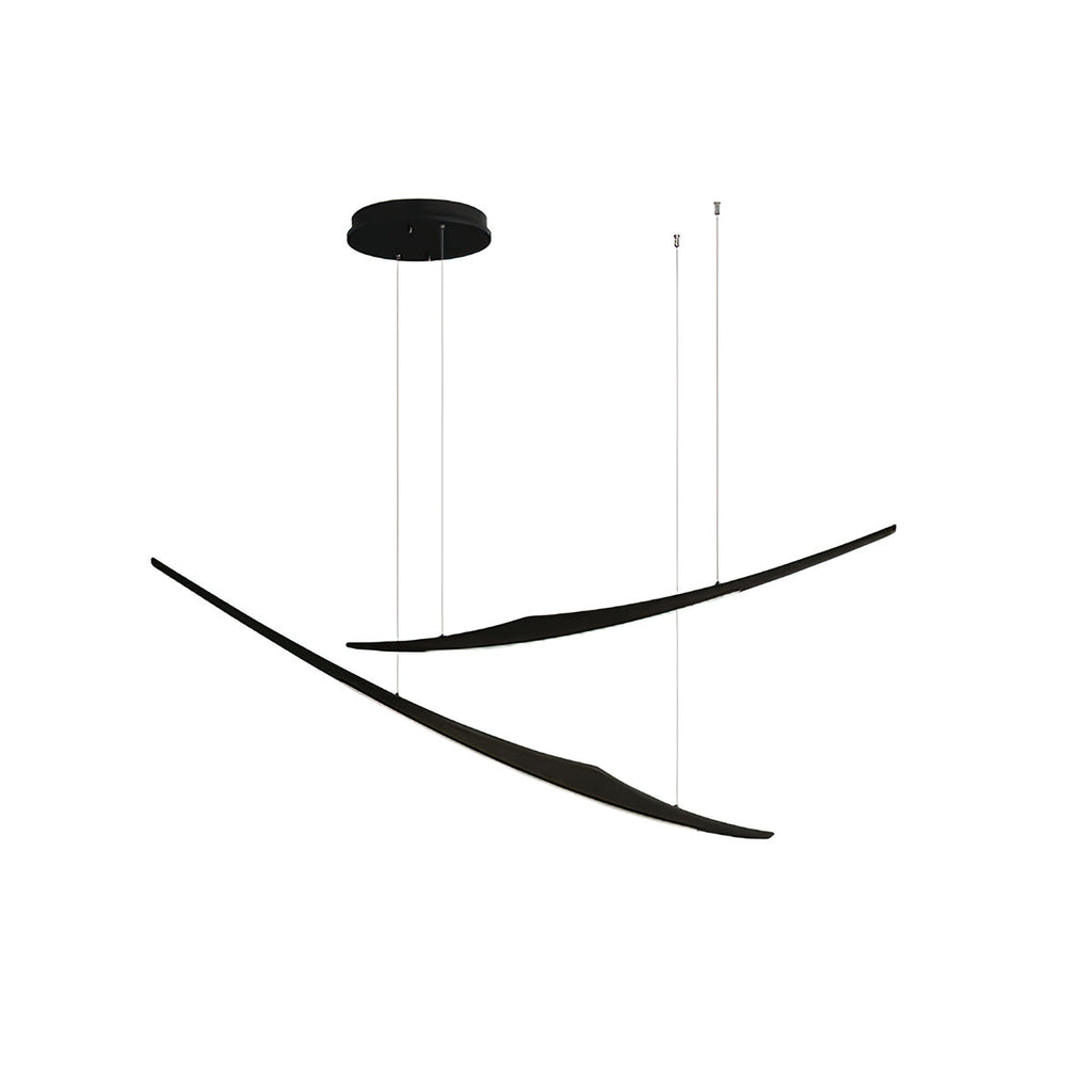 Kinetic Arc Wood Chandelier — product view 16