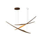 Kinetic Arc Wood Chandelier — product view 19