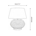 Serenity Strata Wood Table Lamp — product view 5
