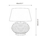 Serenity Strata Wood Table Lamp — product view 6