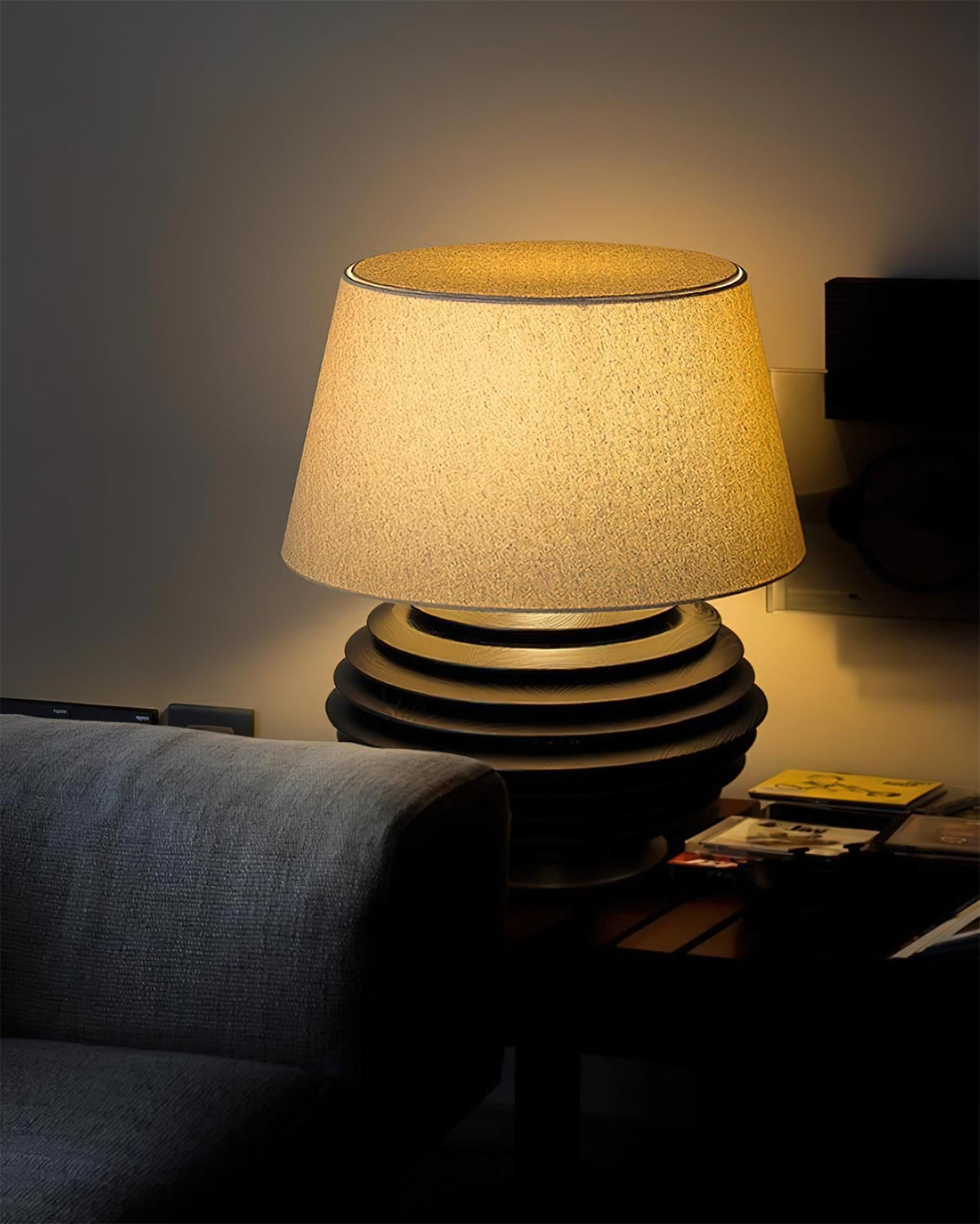 Serenity Strata Wood Table Lamp — product view 7