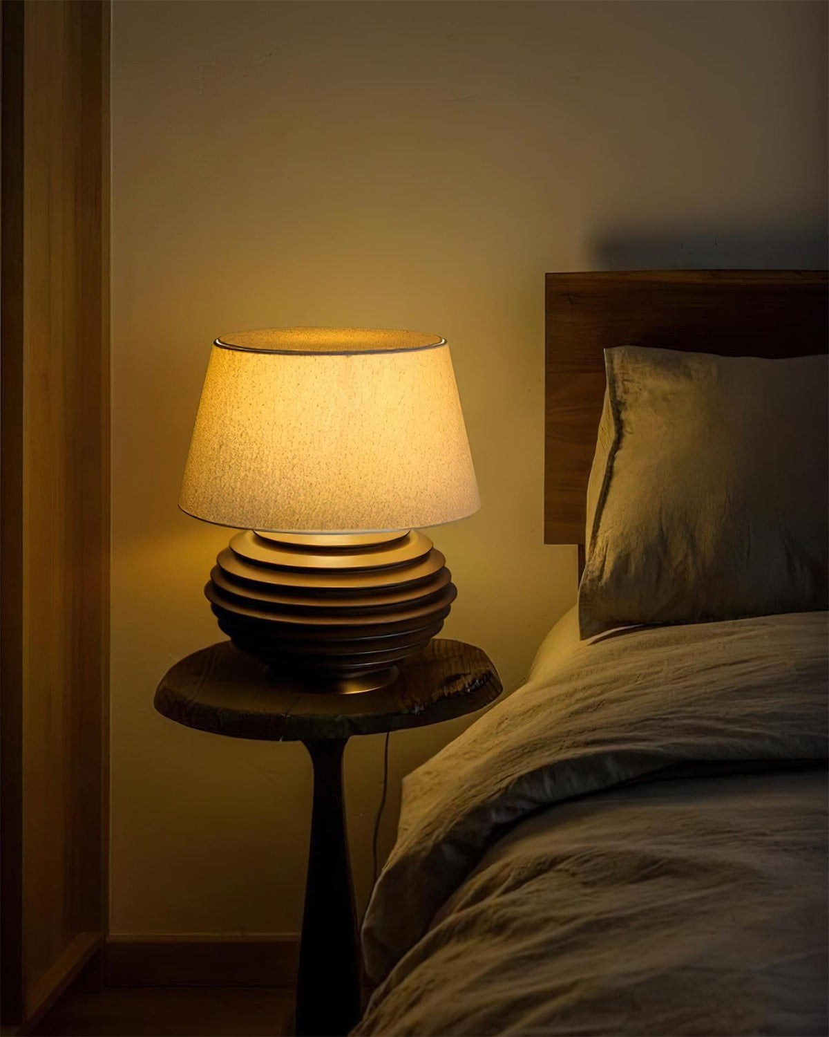 Serenity Strata Wood Table Lamp — product view 11