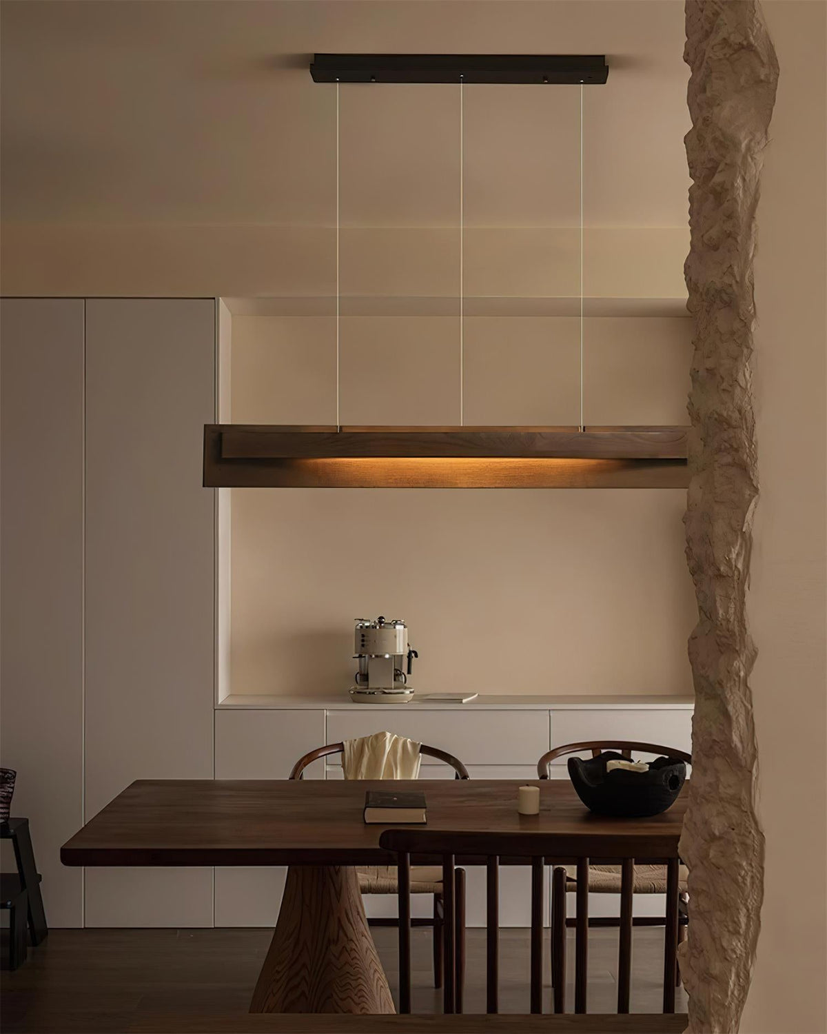 Nebula Loom Wood Chandelier — product view 4