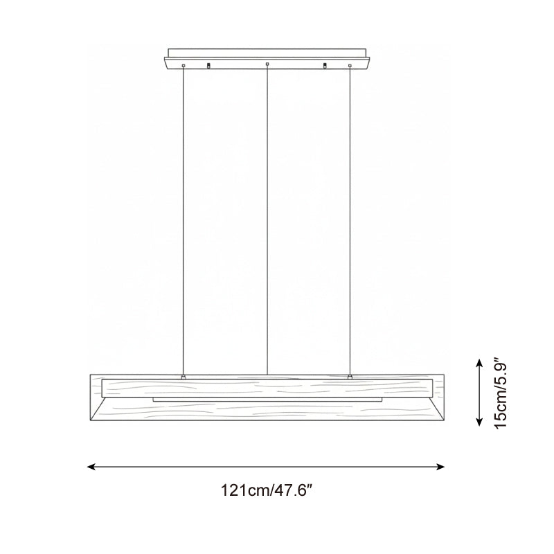 Nebula Loom Wood Chandelier — product view 5