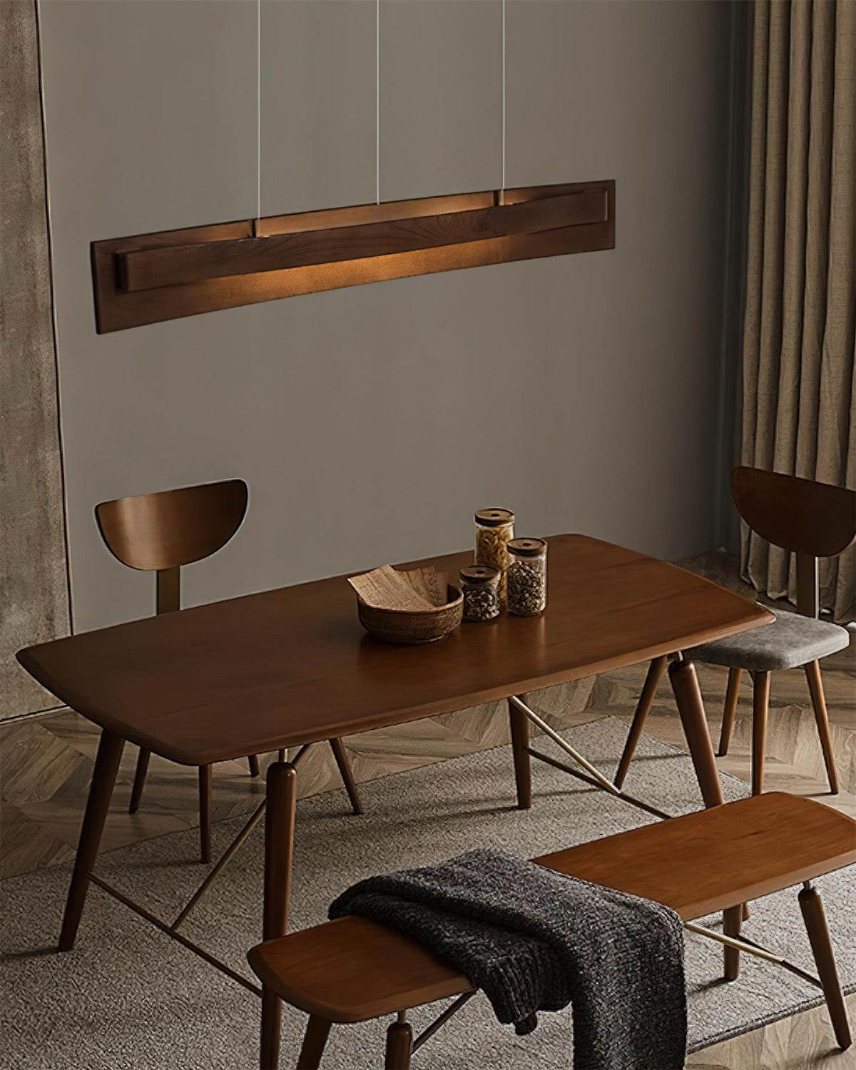 Nebula Loom Wood Chandelier — product view 6