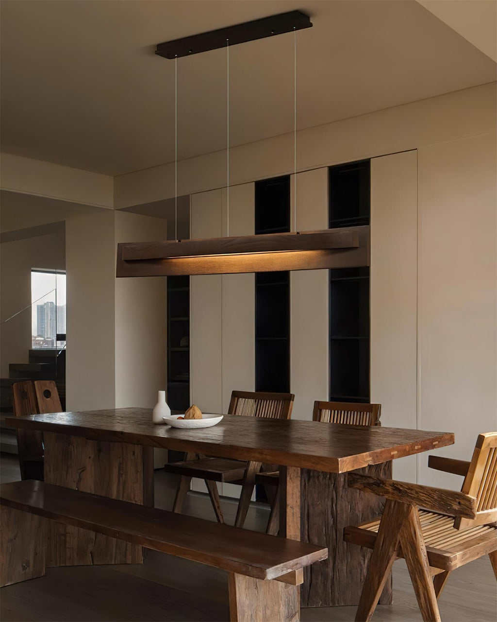 Nebula Loom Wood Chandelier — product view 7