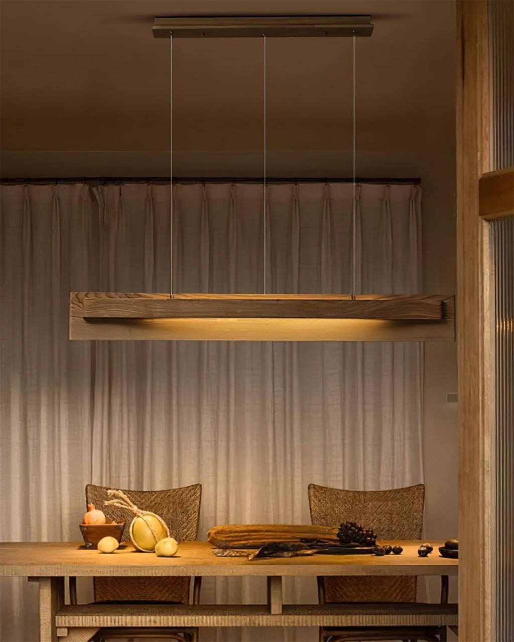 Nebula Loom Wood Chandelier — product view 13
