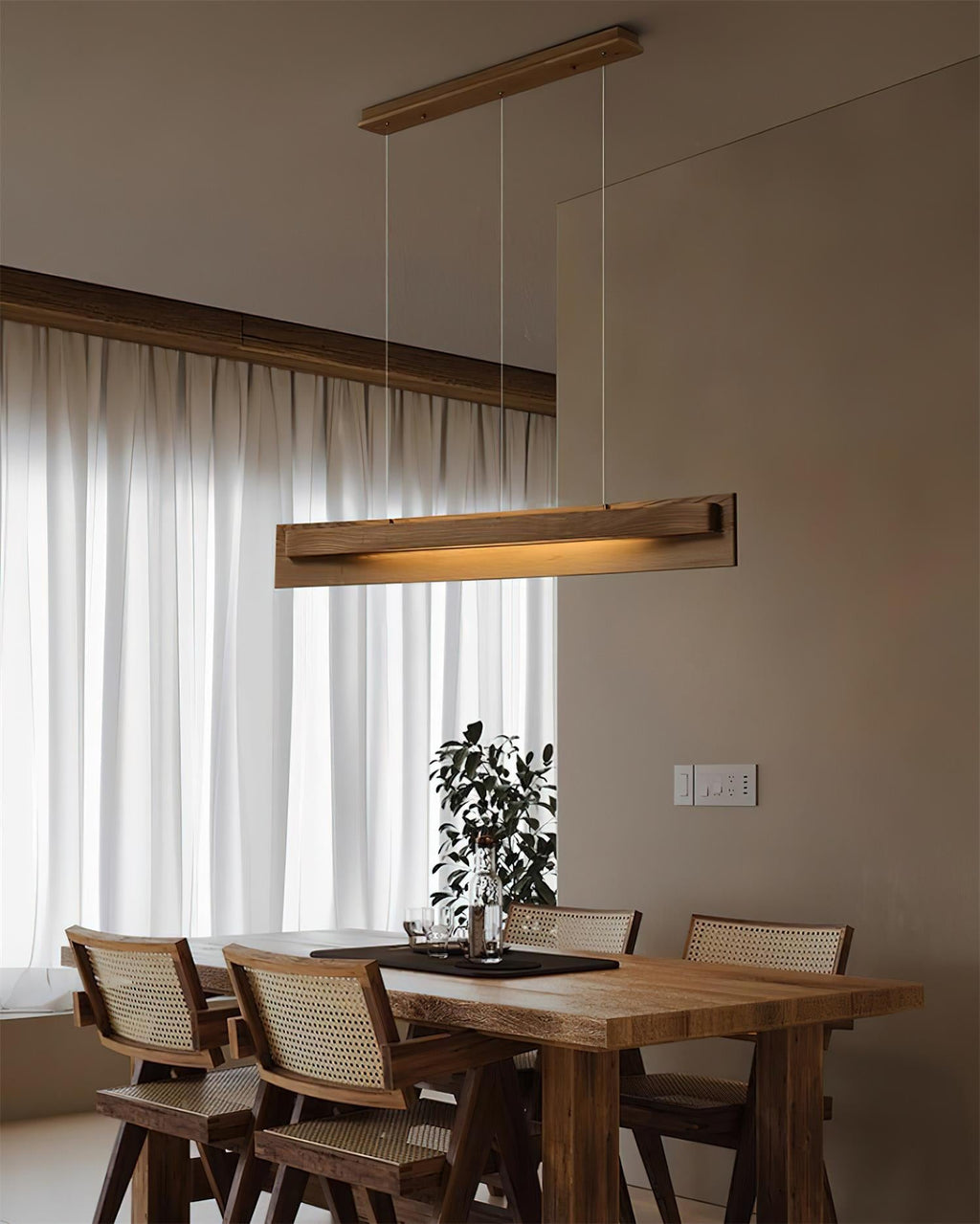 Nebula Loom Wood Chandelier — product view 14