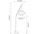 Hikari Marble Floor Lamp — product view 5