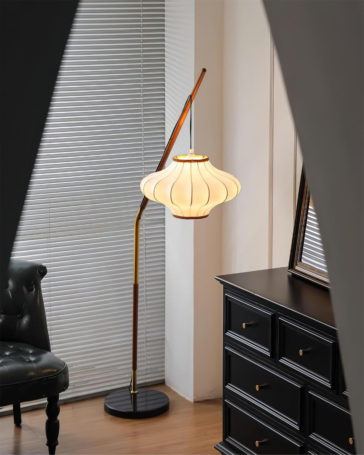 Hikari Marble Floor Lamp — product view 6