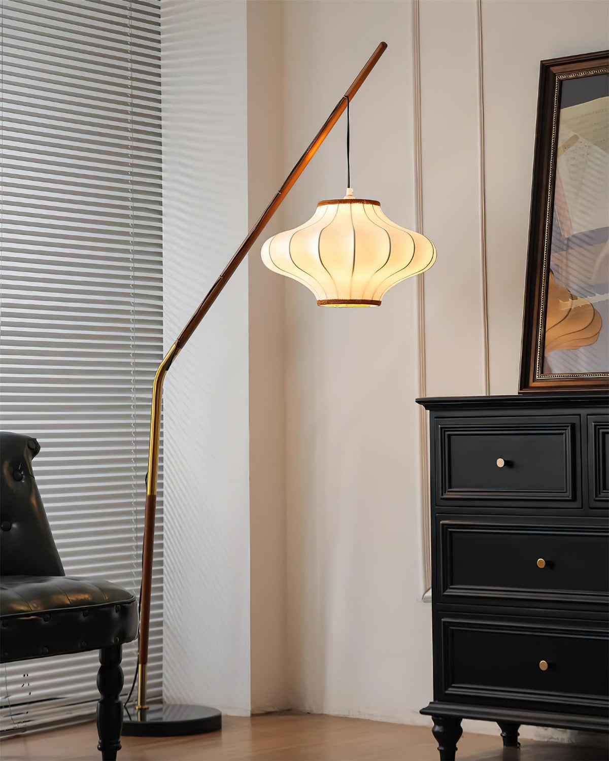 Hikari Marble Floor Lamp — product view 7