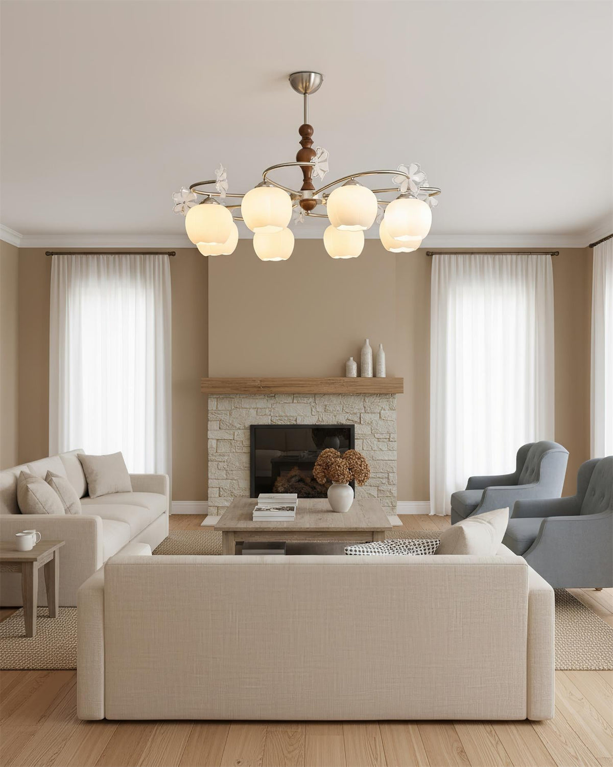 Nuvafleur Glass Chandelier — product view 7
