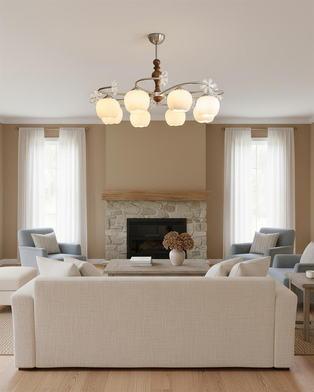 Nuvafleur Glass Chandelier — product view 9