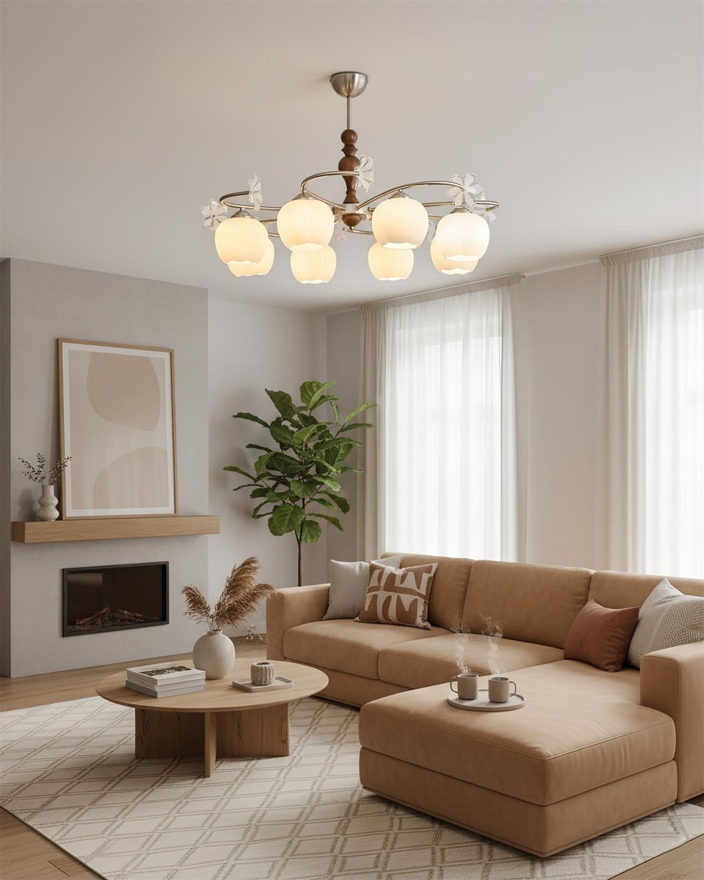 Nuvafleur Glass Chandelier — product view 14