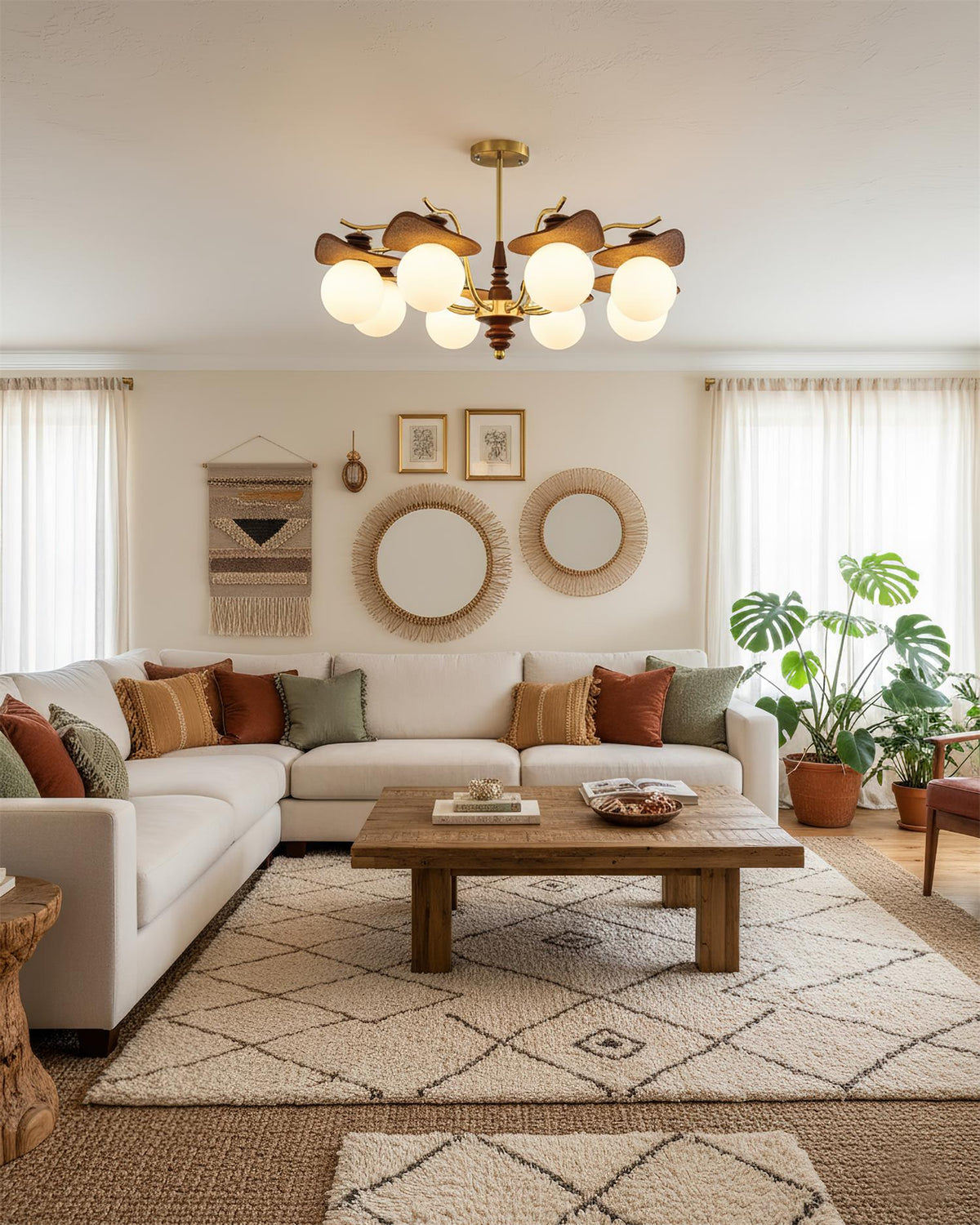 Walden Glass Chandelier — product view 9