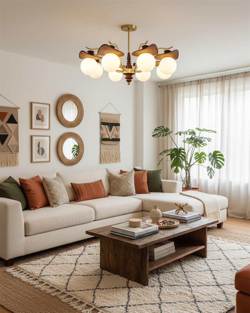 Walden Glass Chandelier — product view 10