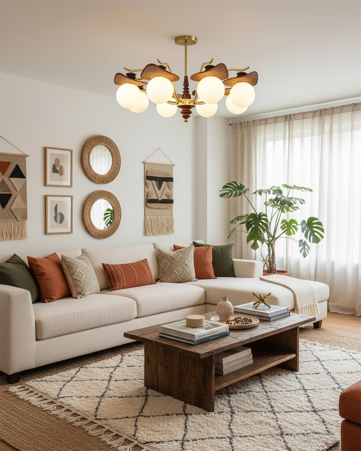 Walden Glass Chandelier — product view 10