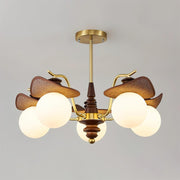 Gold & Walnut Color & White