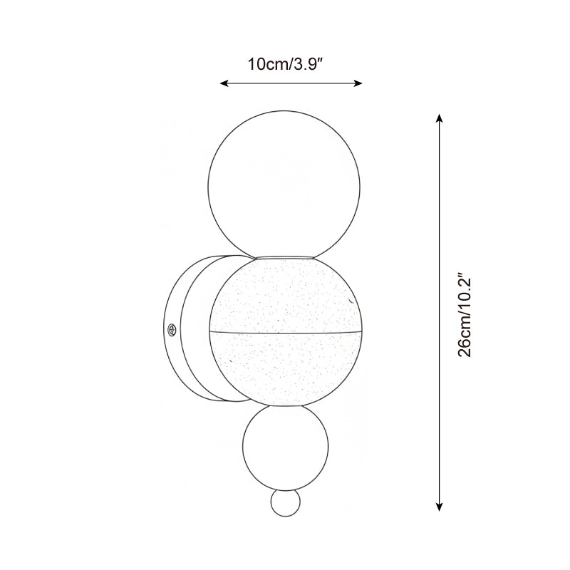 Balvano Travertine Wall Lamp — product view 5