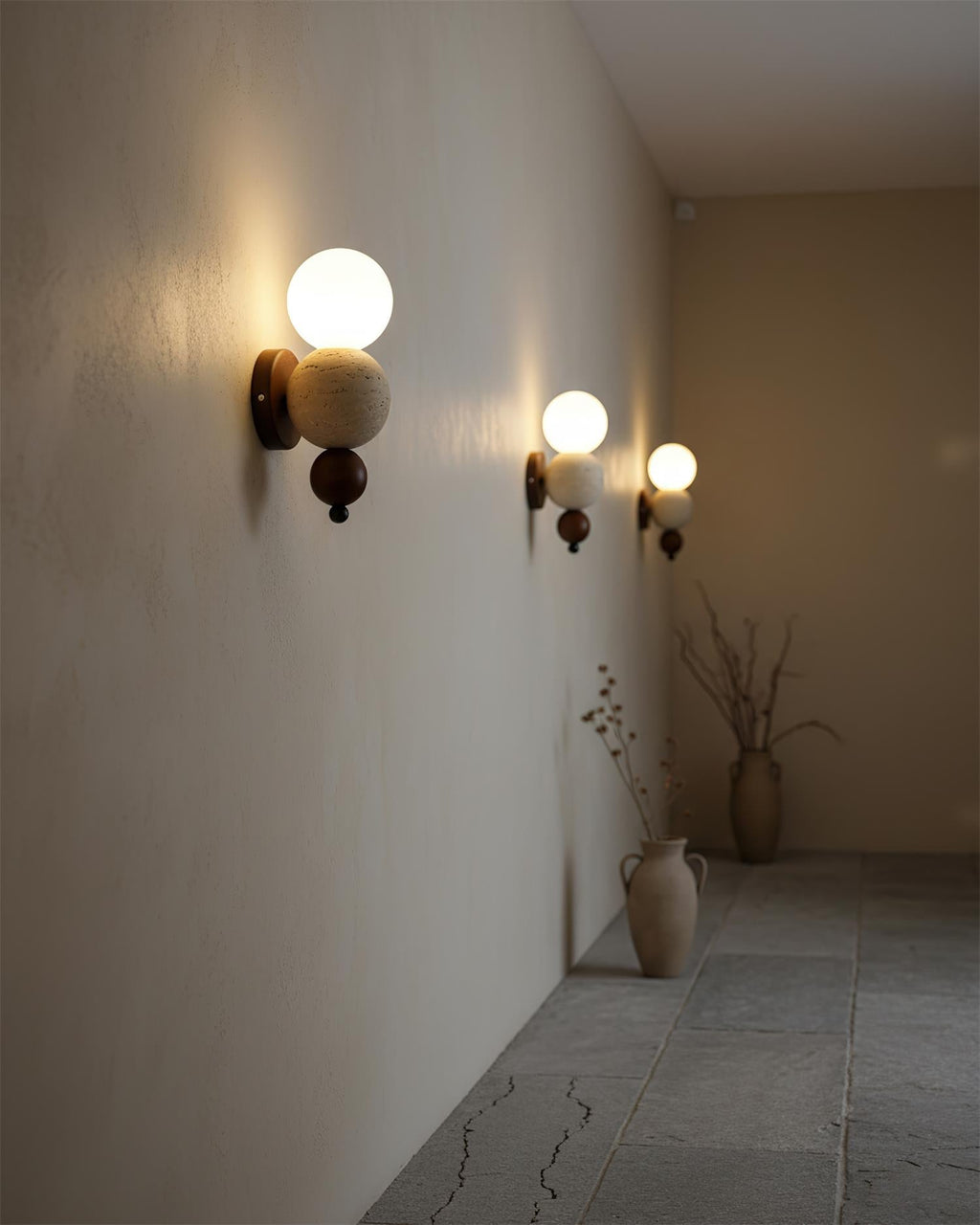 Balvano Travertine Wall Lamp — product view 8
