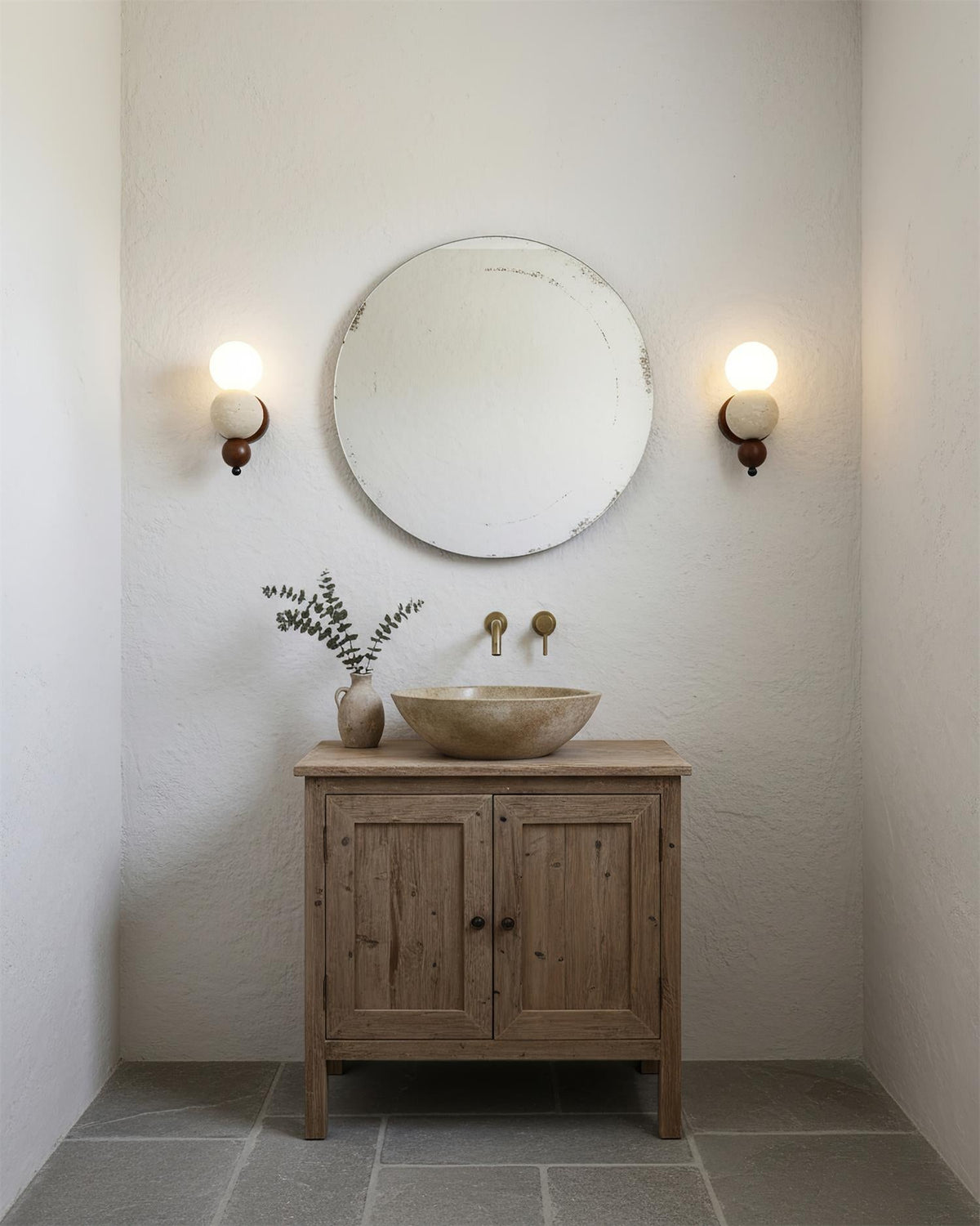 Balvano Travertine Wall Lamp — product view 10
