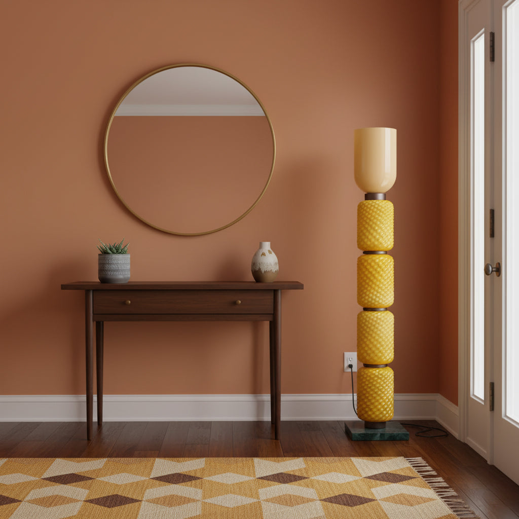 Tessara Marble Floor Lamp — product view 2