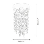 Petalisa Metal Chandelier — product view 6