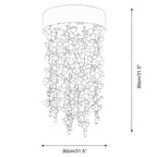 Petalisa Metal Chandelier — product view 7