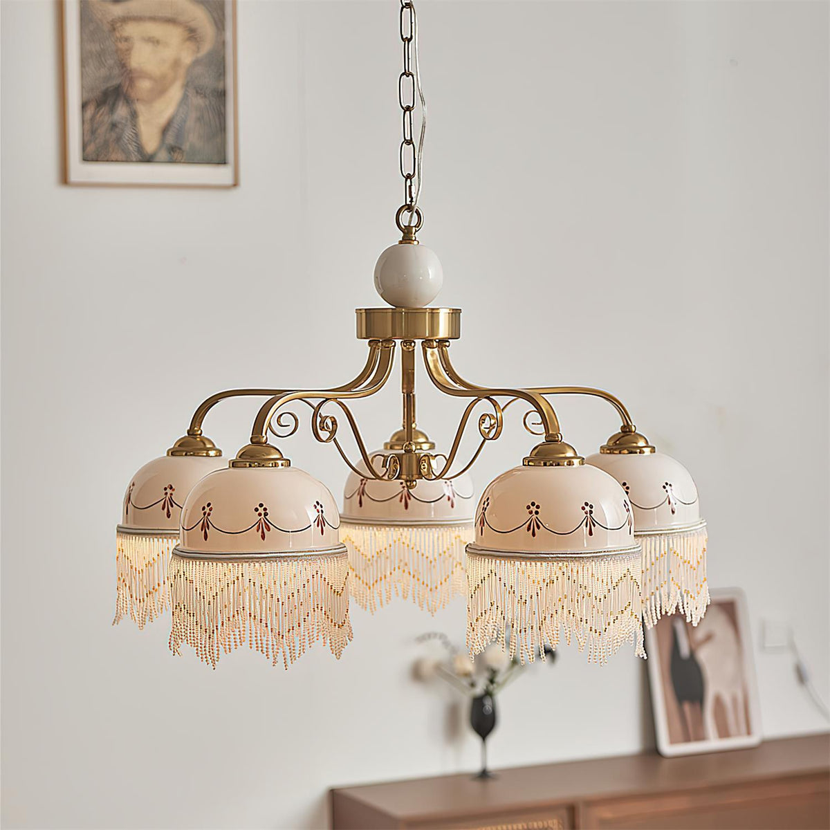Marcelline Glass Chandelier — product view 2