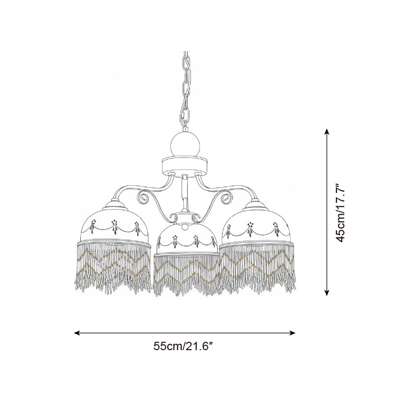 Marcelline Glass Chandelier — product view 5