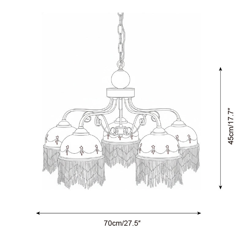 Marcelline Glass Chandelier — product view 6