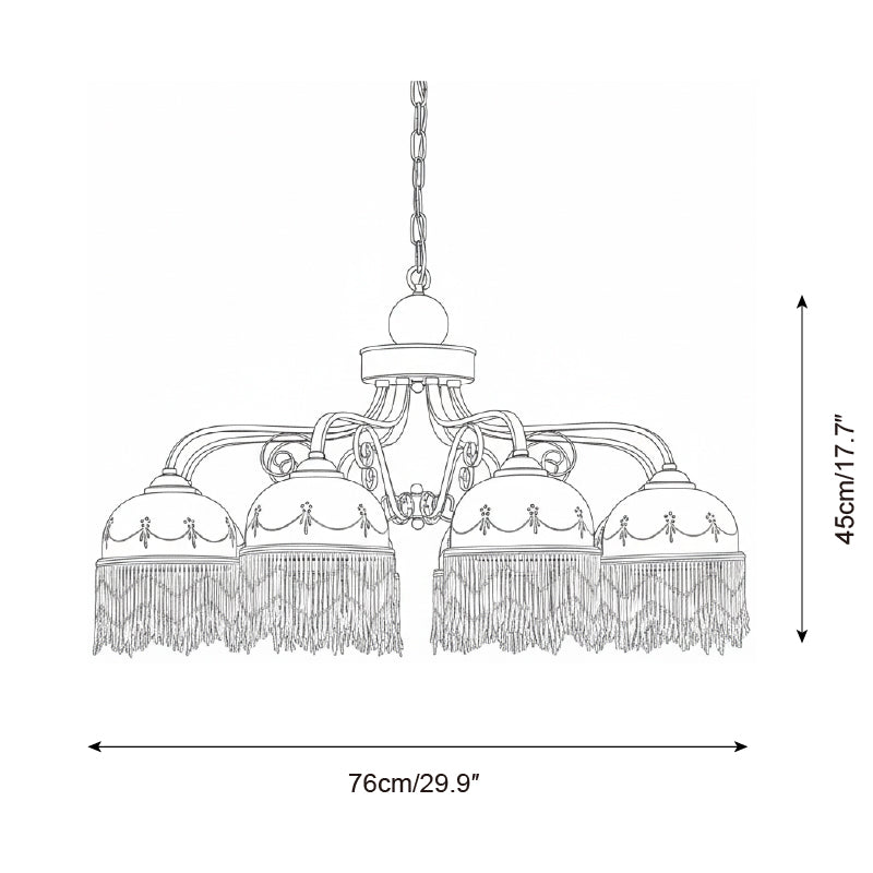 Marcelline Glass Chandelier — product view 7