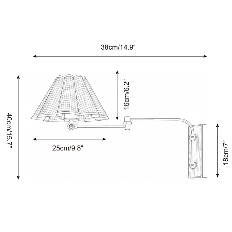 Tessina Metal Wall Lamp — product view 5