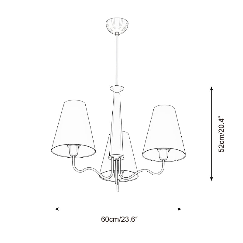 Melvyn Wood Chandelier — product view 5