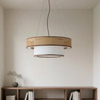 Wicker Metal Chandelier — product view 2