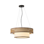 Wicker Metal Chandelier — product view 9